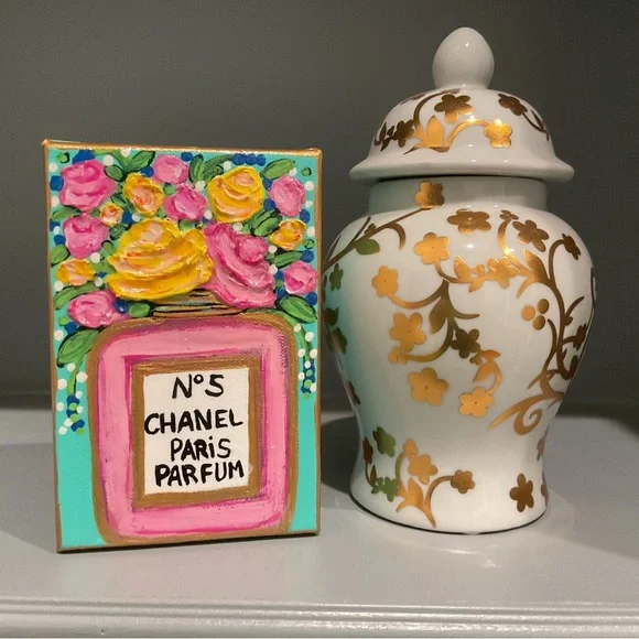 🔴HOLD FOR THERESA🔴Chanel No. 5 Perfume Canvas Art🔴 - Picture 5 of 5